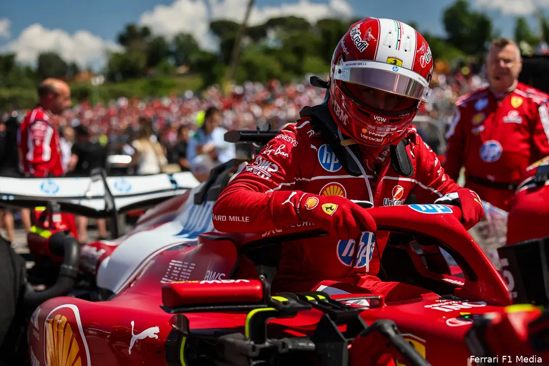 ferrari charles leclerc gp emilia romagna imola 2025 zondag 2