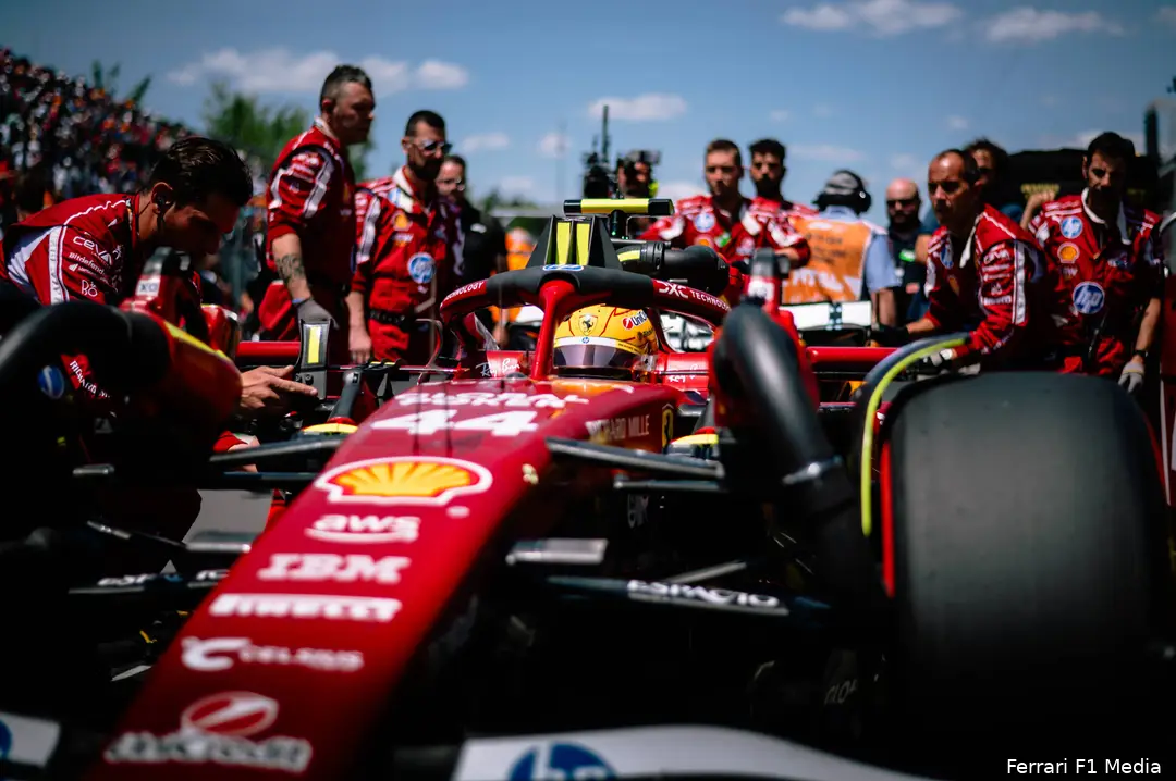 lewis hamilton ferrari canada race 2025