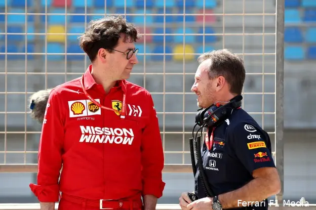 Mattia Binotto Christian Horner