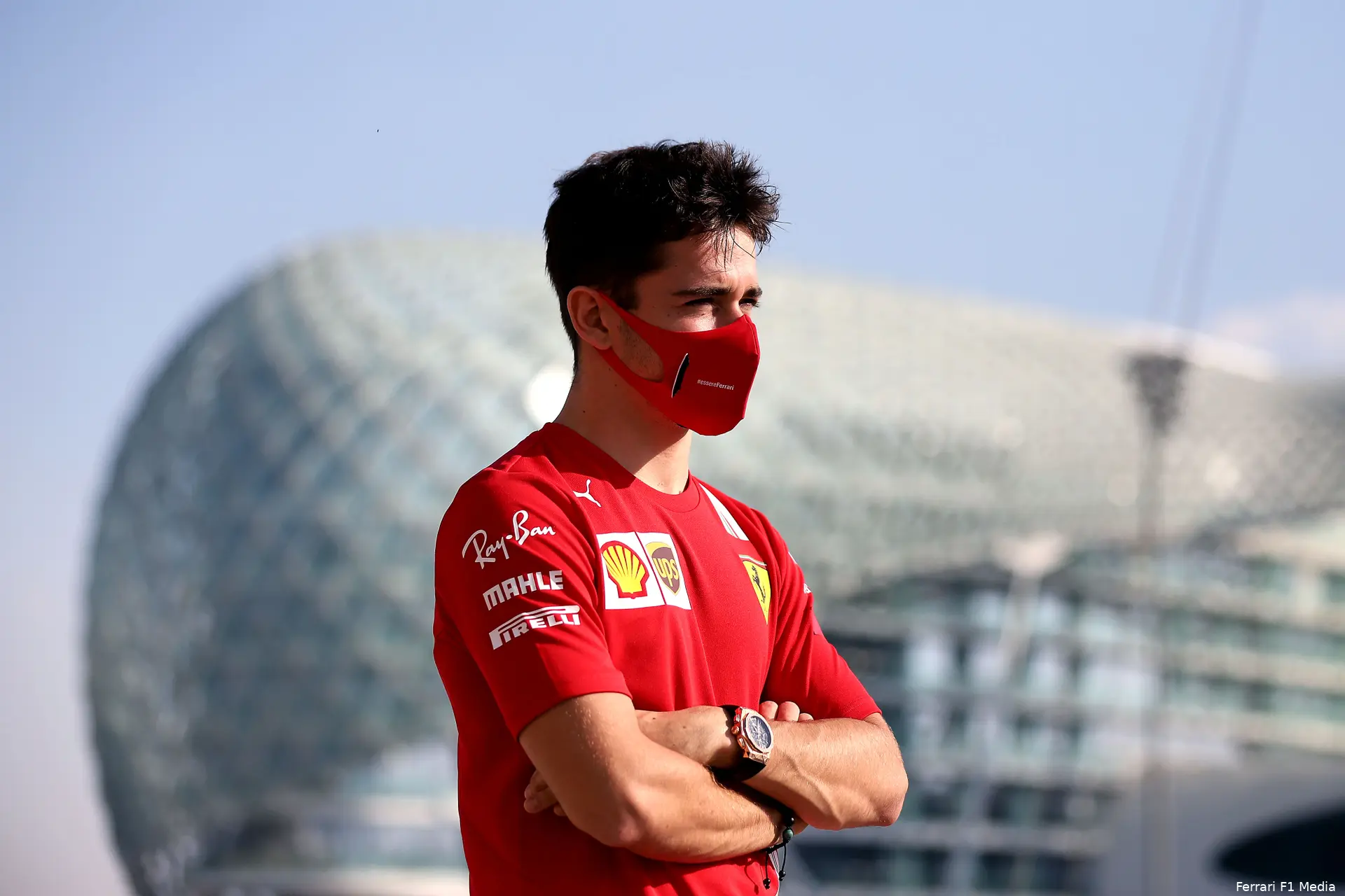 Charles Leclerc Abu Dhabi Ferrari