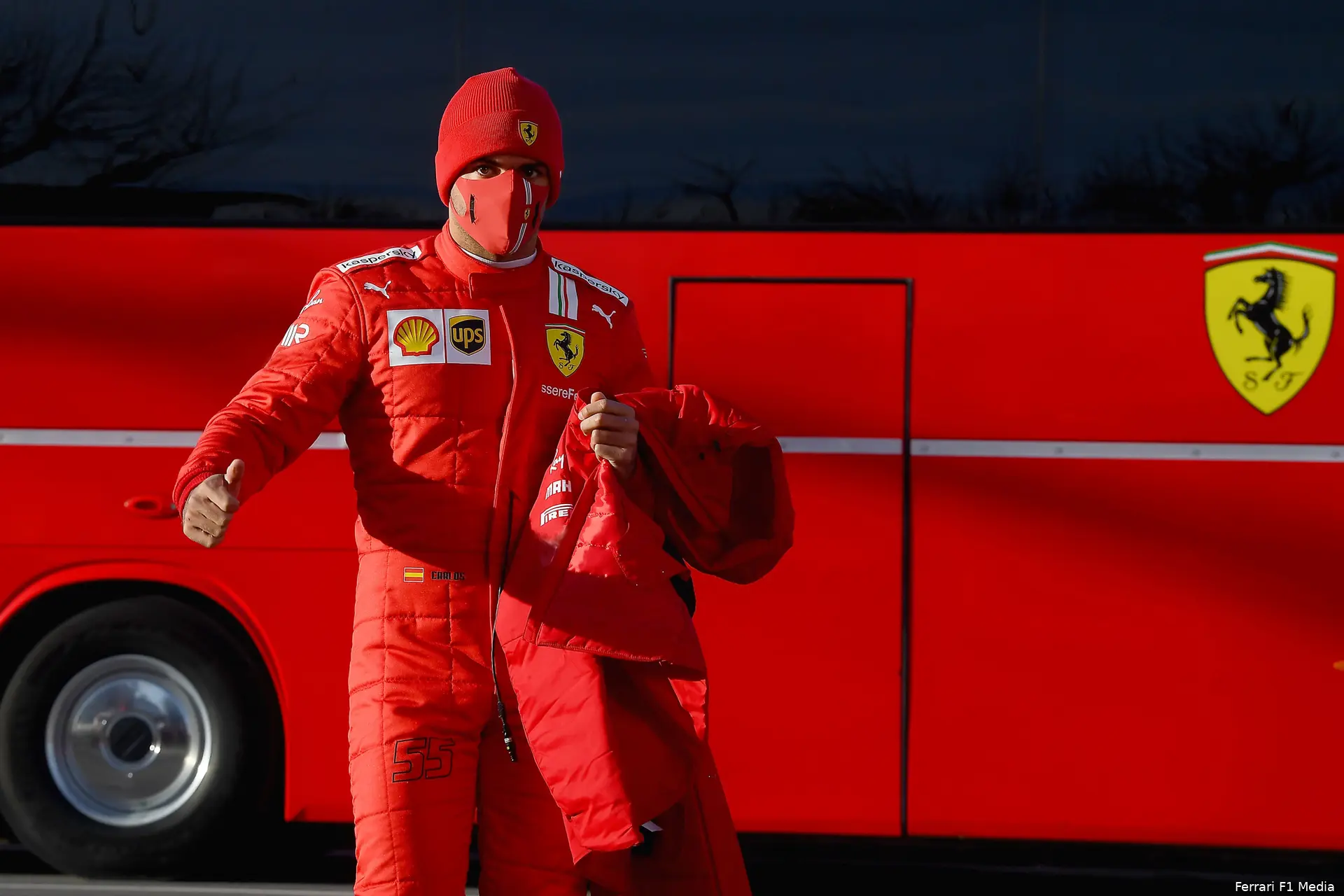 Carlos Sainz Test Ferrari 1