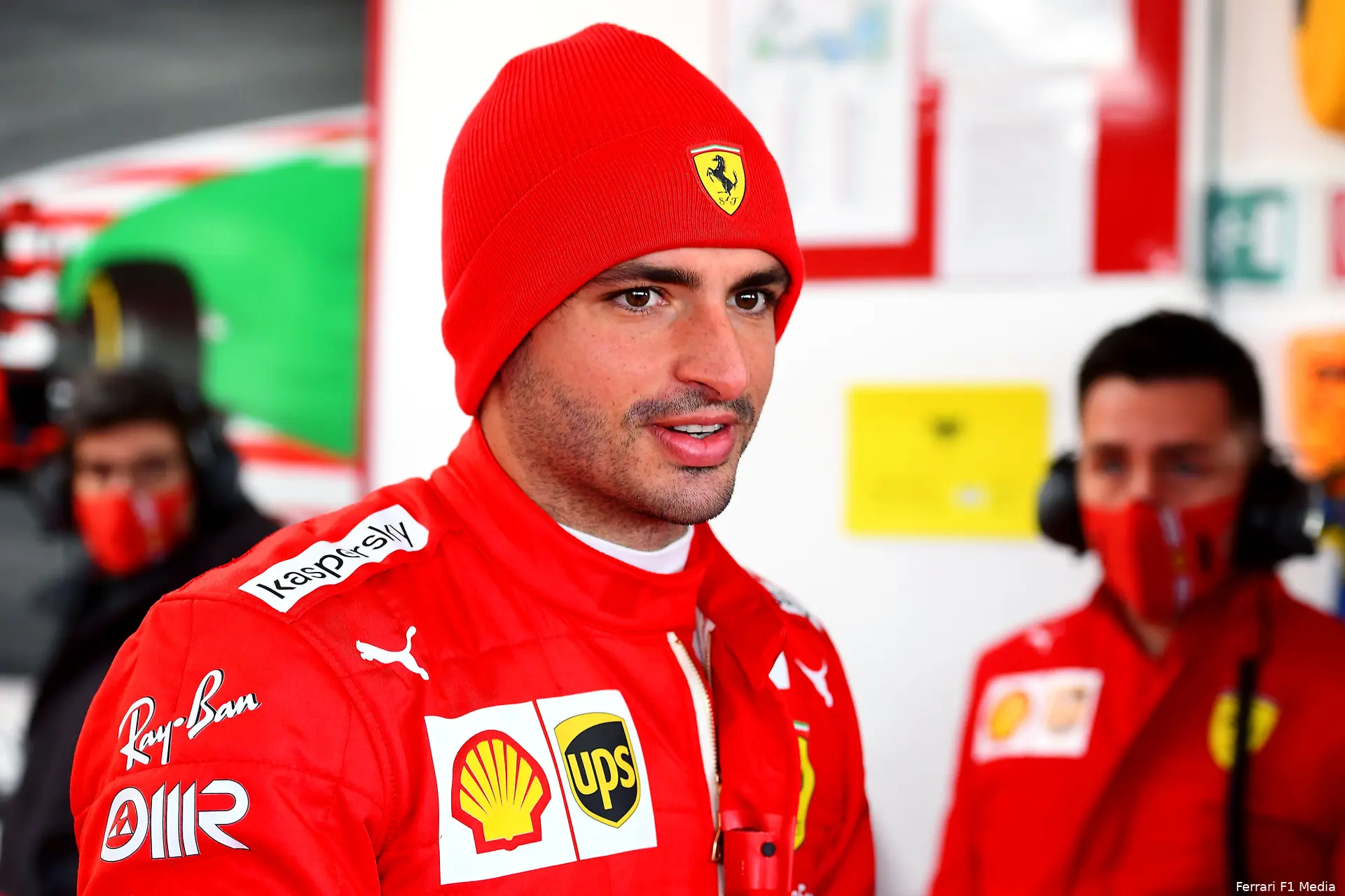 Carlos Sainz Test Ferrari 9