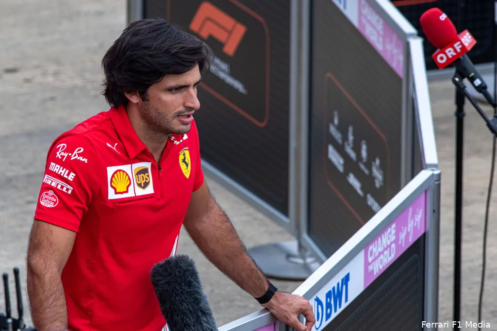 Carlos Sainz SF21 Ferrari Silverstone3
