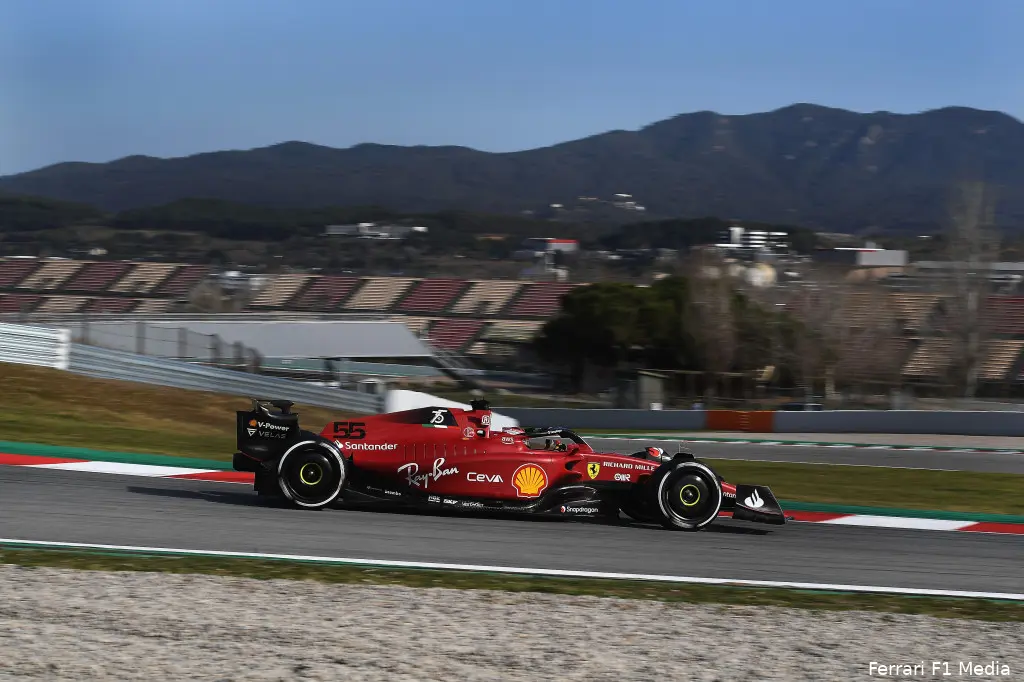 Carlos Sainz F1 75 Ferrari Test Barcelona1