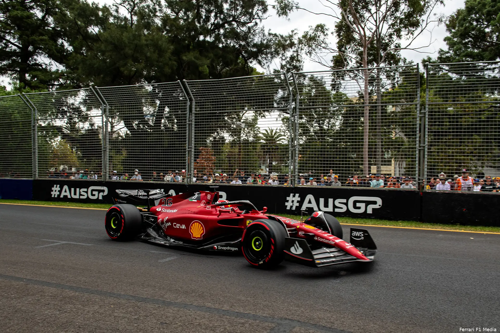Charles Leclerc F1 75 Ferrari GP Australië