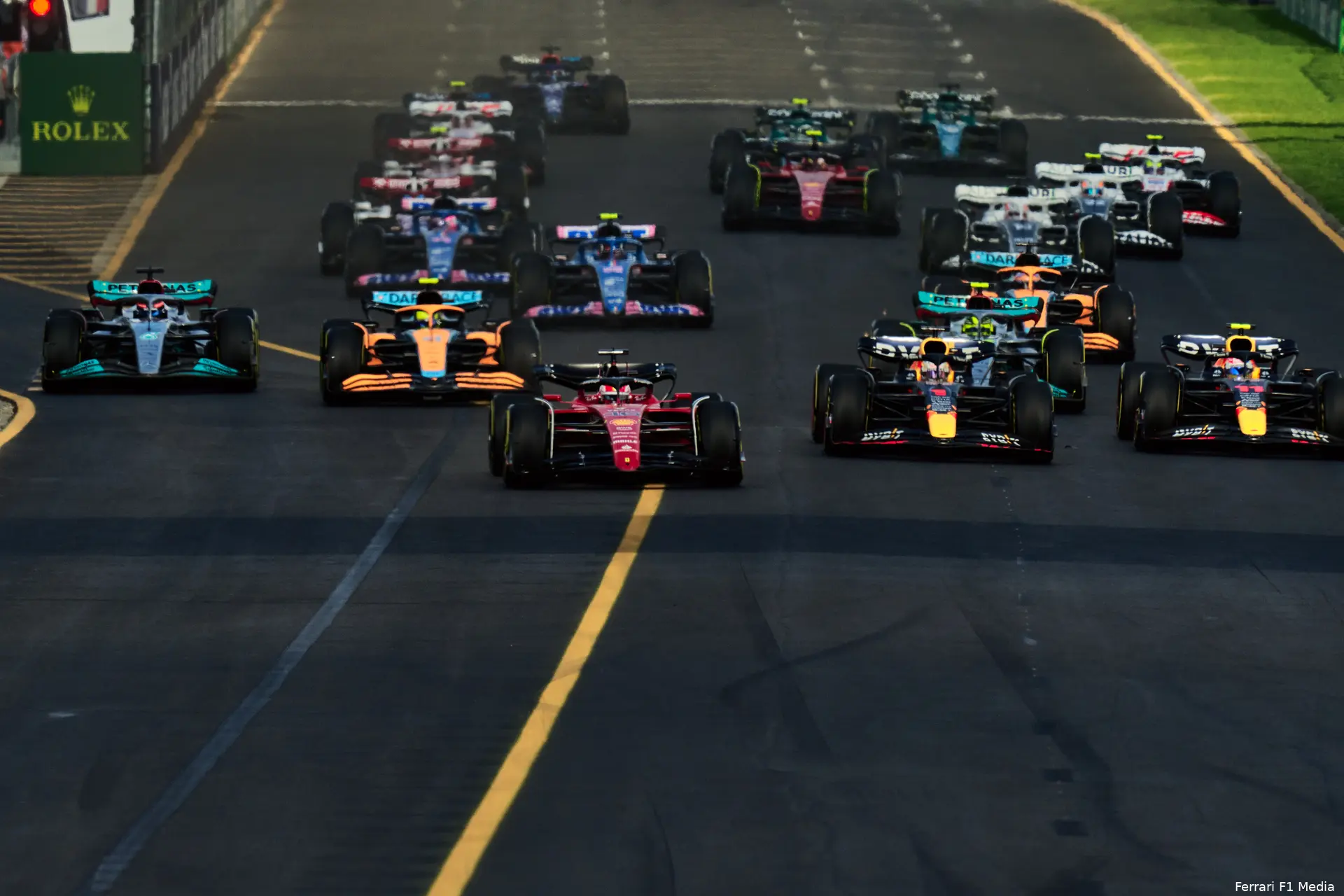 Start GP Australië 2022 Melbourne Albert Park
