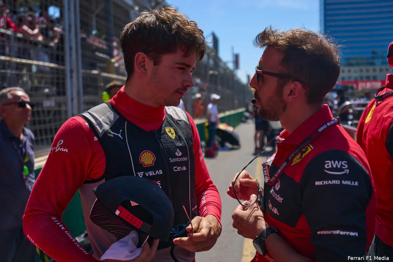 Charles Leclerc Baku Ferrari