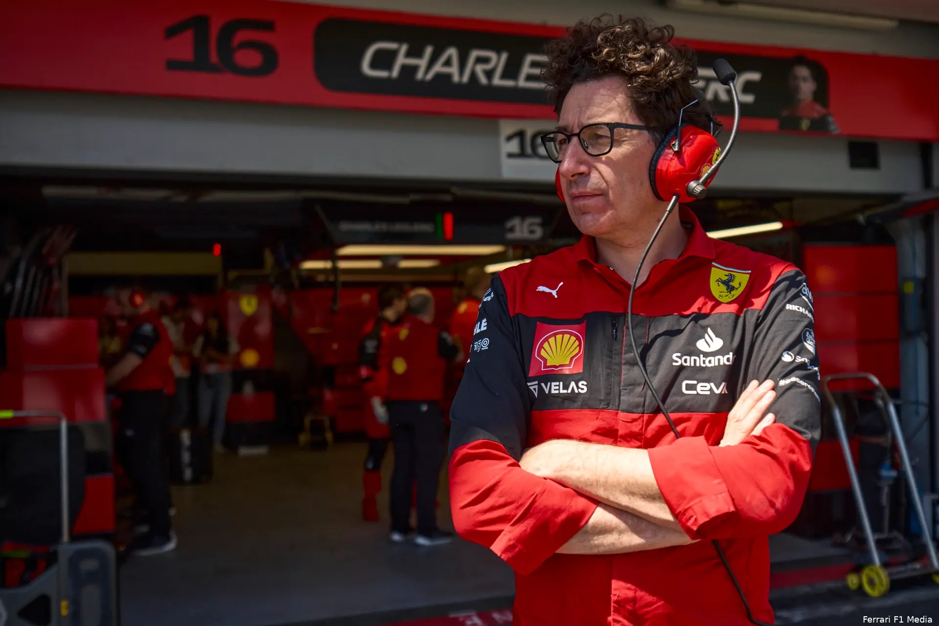 mattia binotto ferrari baku