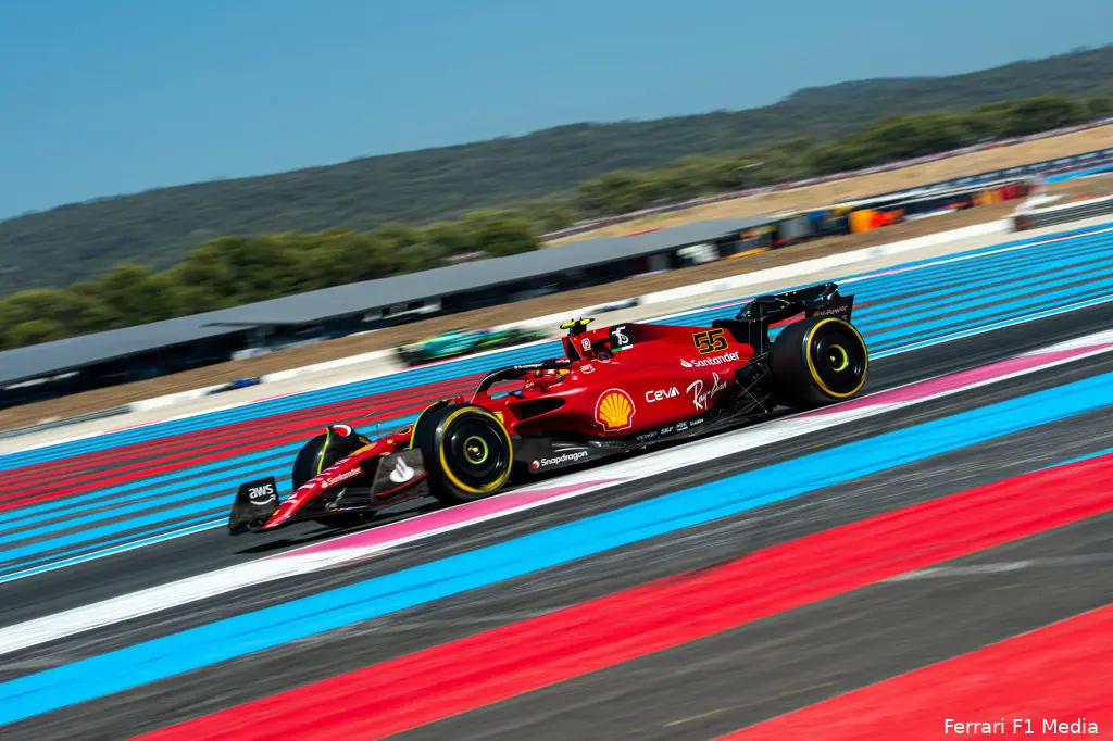 Carlos Sainz F1 75 Ferrari GP Frankrijk 2022 1
