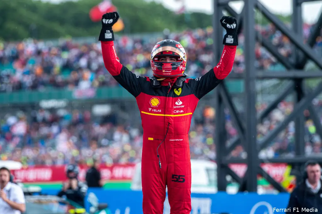 Carlos Sainz Ferrari GP Groot Brittannië 2022 3