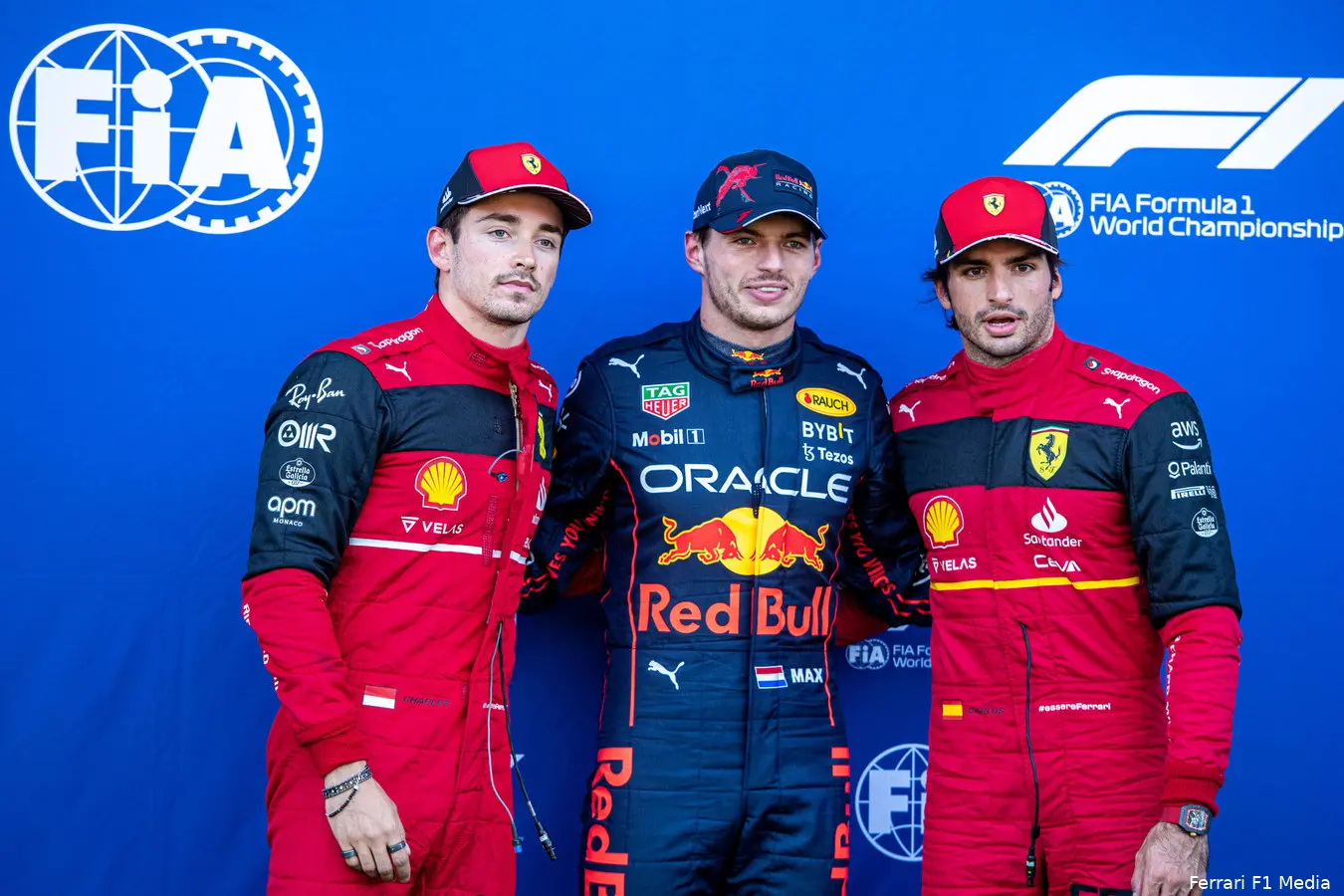 charles leclerc max verstappen carlos sainz