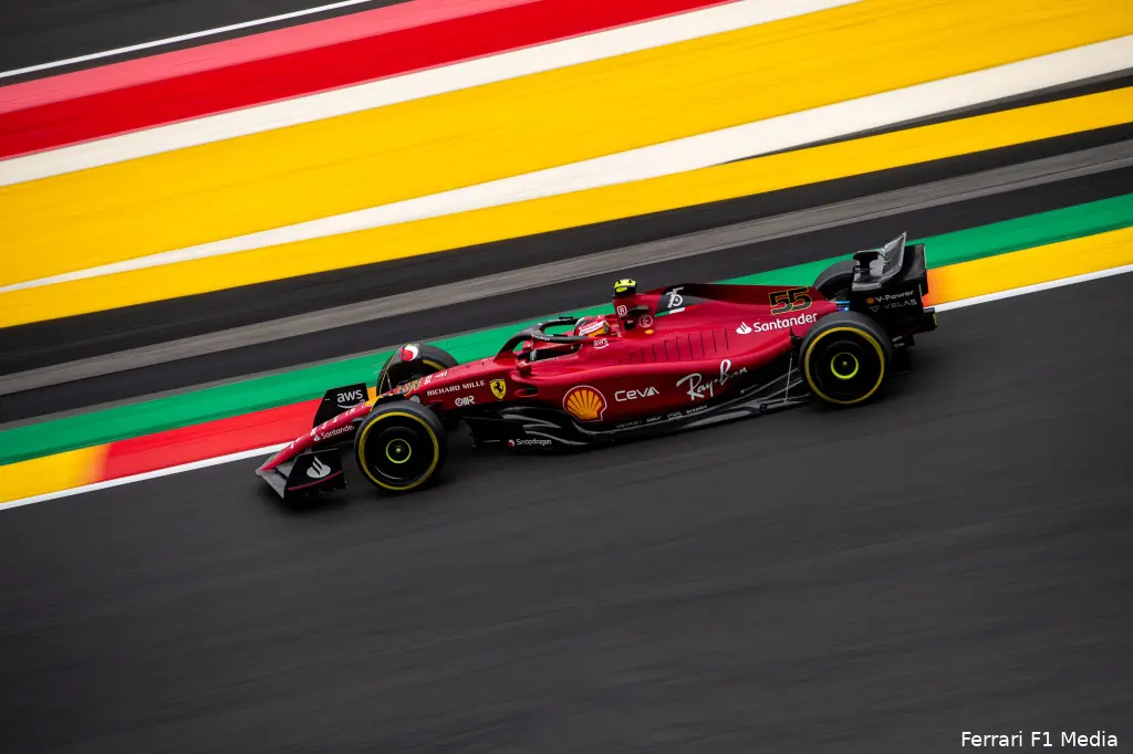 Carlos Sainz F1 75 Ferrari GP België 2022 2