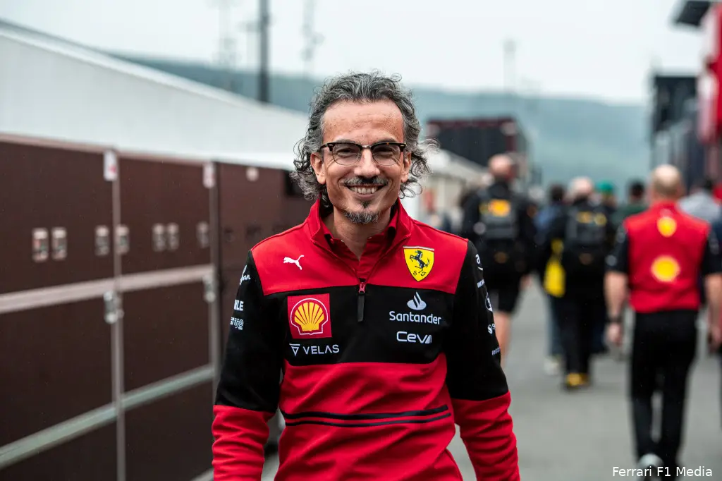laurent mekies ferrari f1 gp belgie 2022