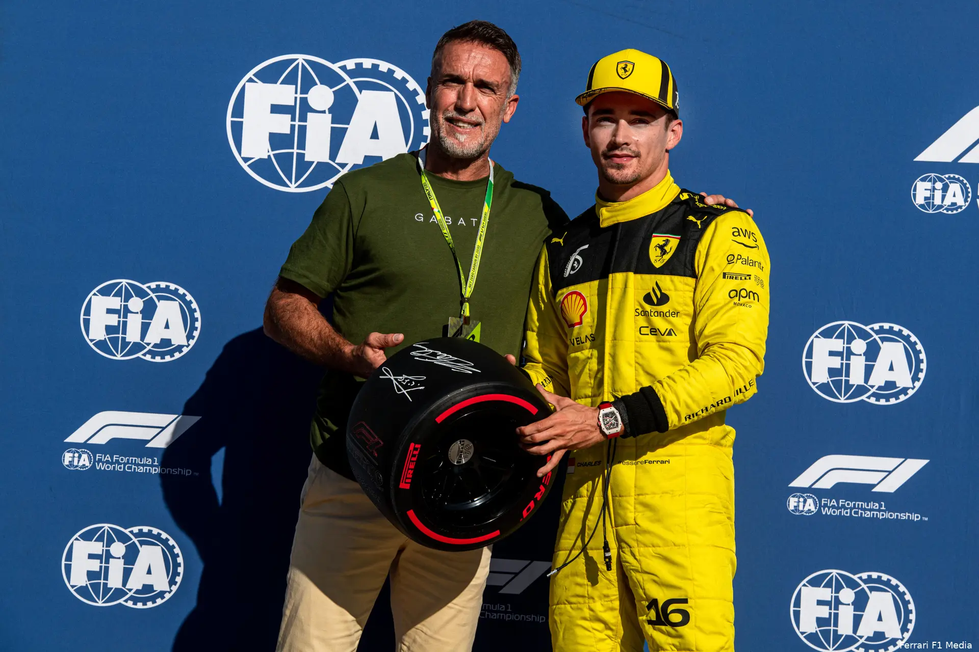 Leclerc band kwalificatie Italie 2022