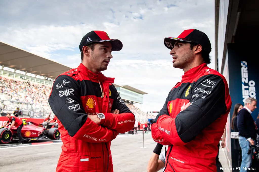 Carlos Sainz Charles Leclerc Ferrari F1 GP Japan 2022 2
