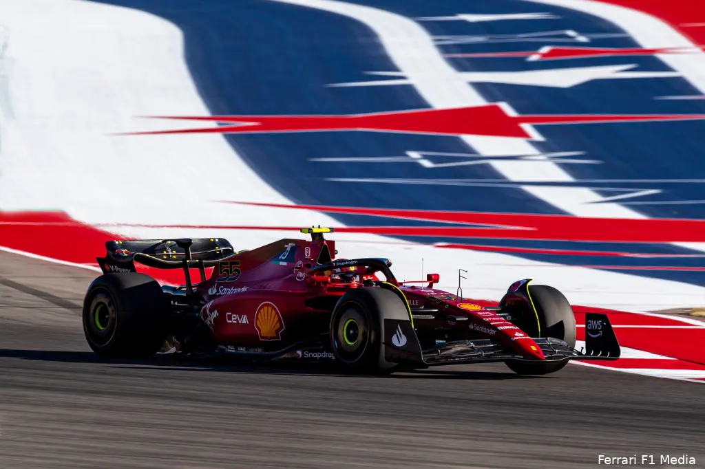 Carlos Sainz F1 75 Ferrari GP Verenigde Staten 2022 1