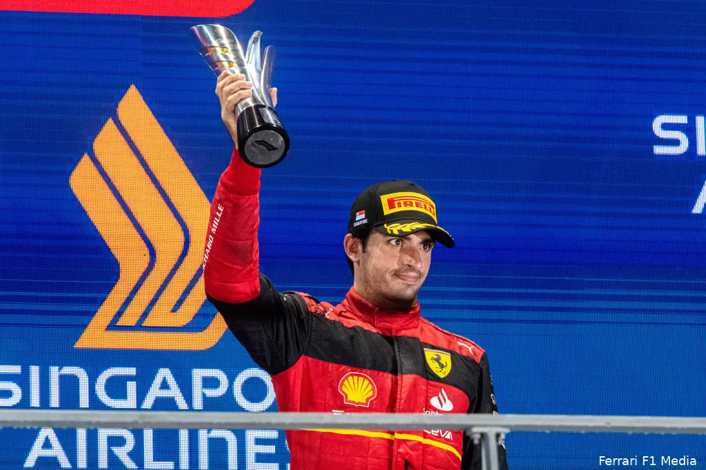 carlos sainz ferrari f1 gp singapore 2022 1