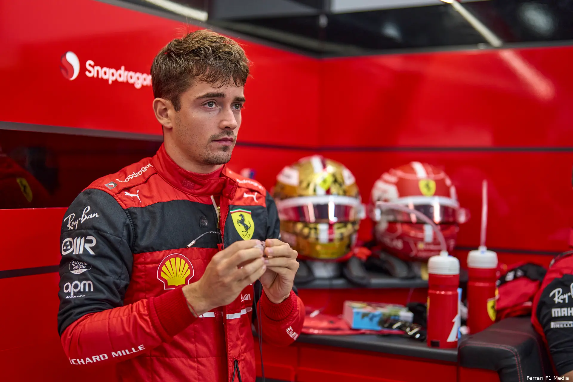 Leclerc vrije training Singapore 2022