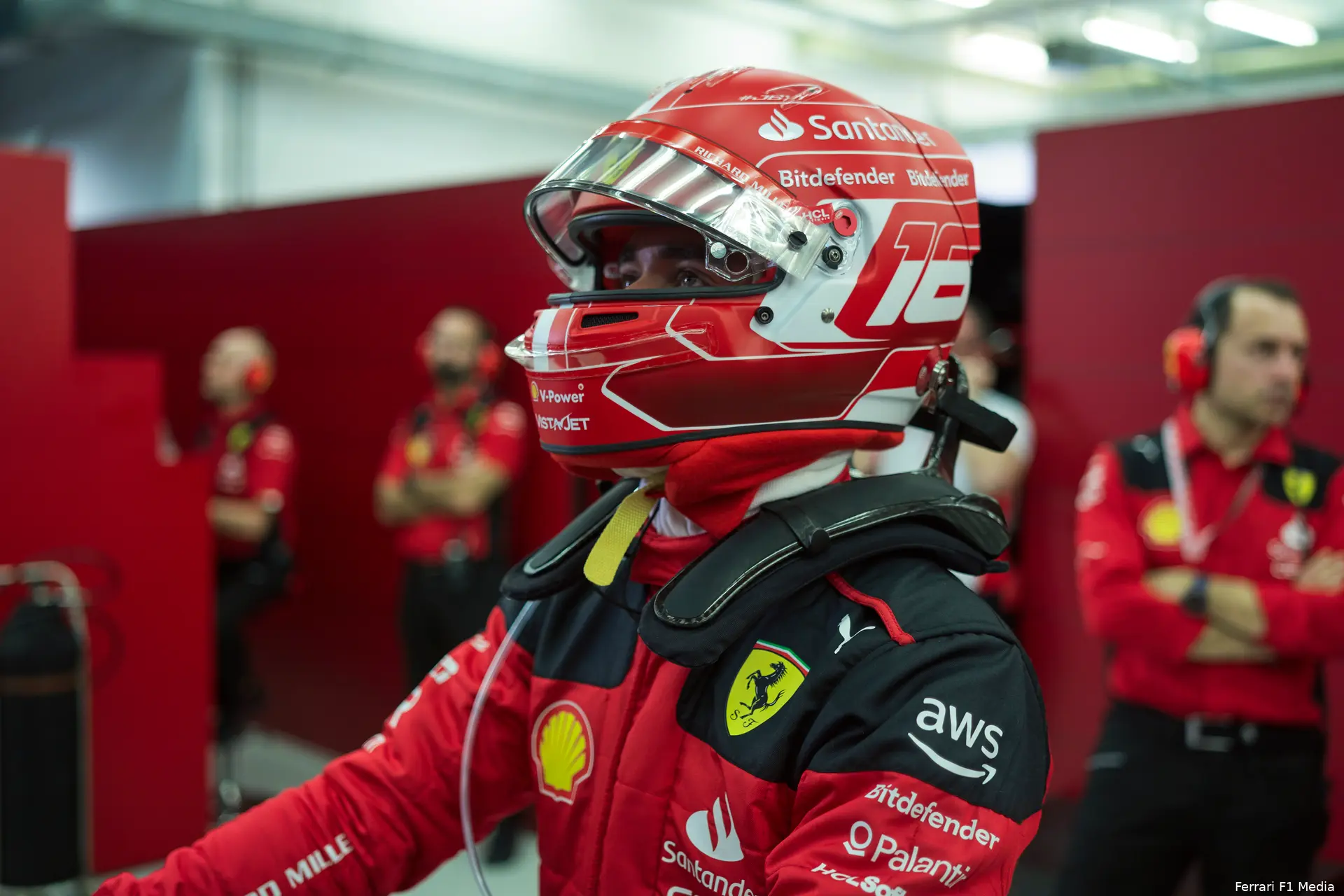 charles leclerc ferrari f1 testing bahrein 2023