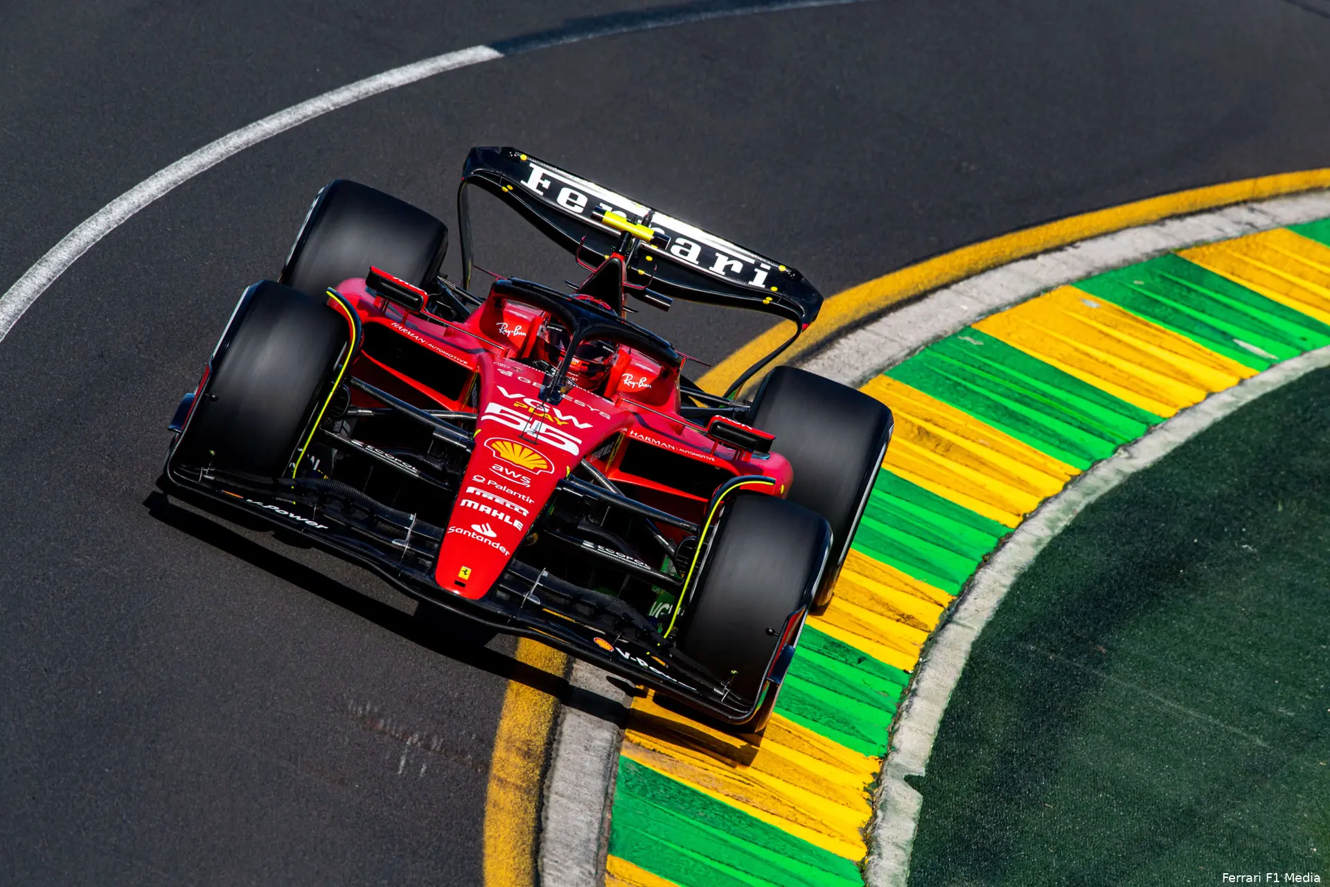 carlos sainz scuderia ferrari australian gp friday