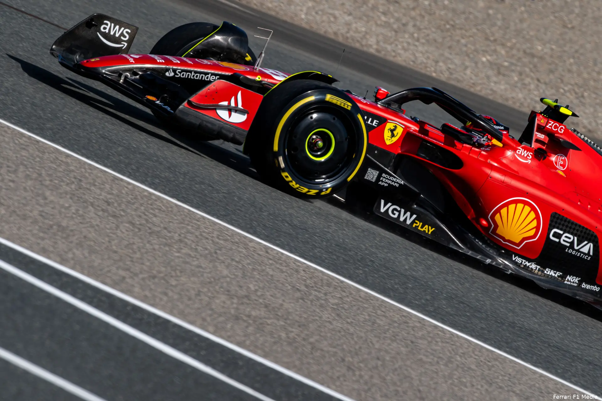 carlos sainz sf 23 ferrari f1 gp bahrein 2023