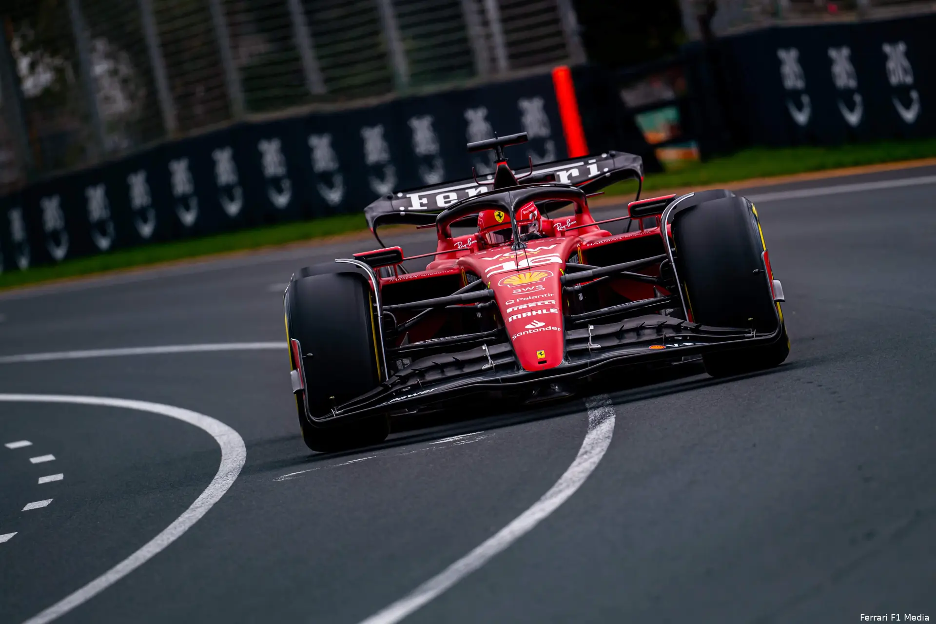 charles leclerc scuderia ferrari australian gp friday