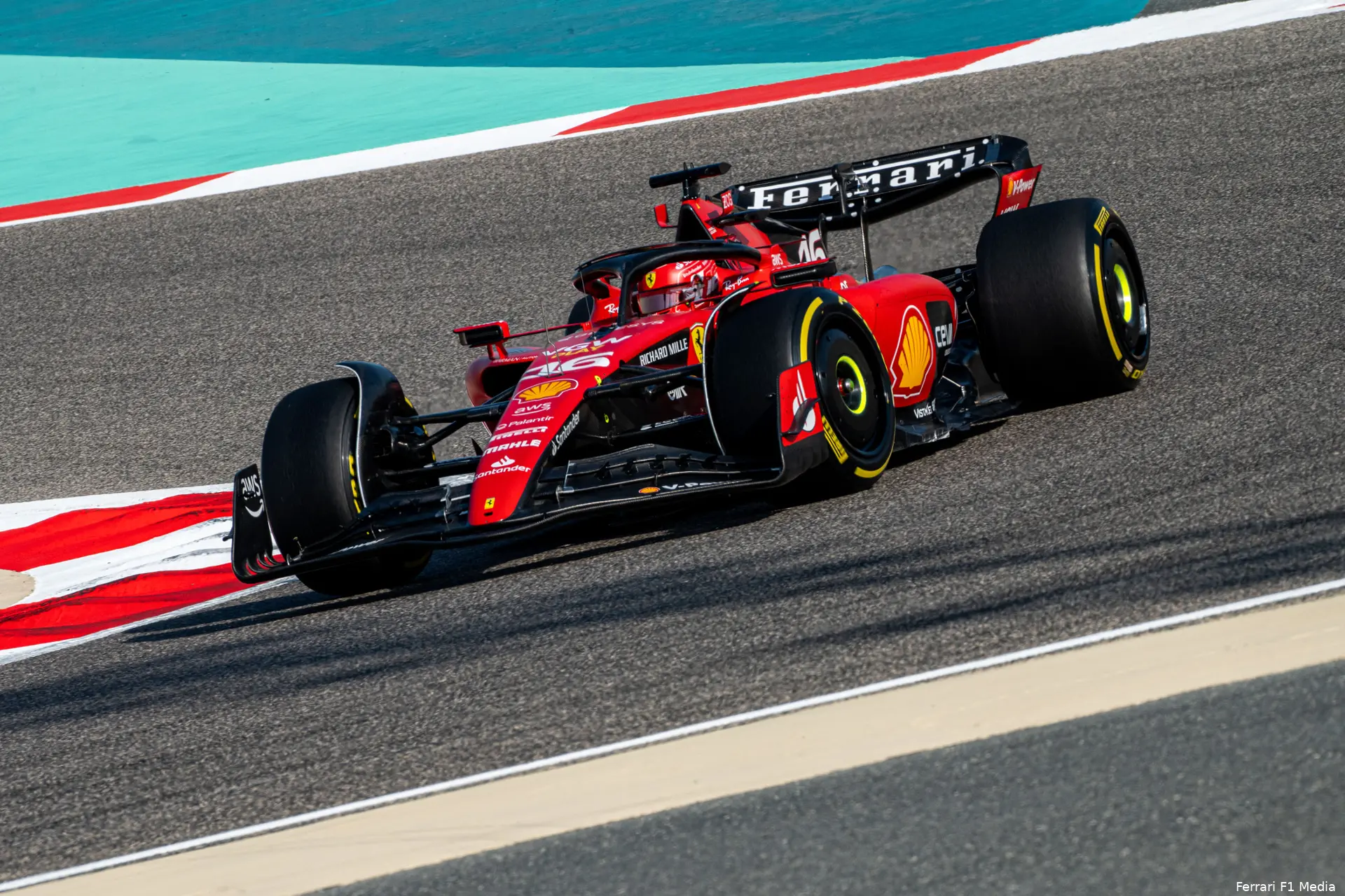 charles leclerc sf 23 ferrari f1 gp bahrein 2023