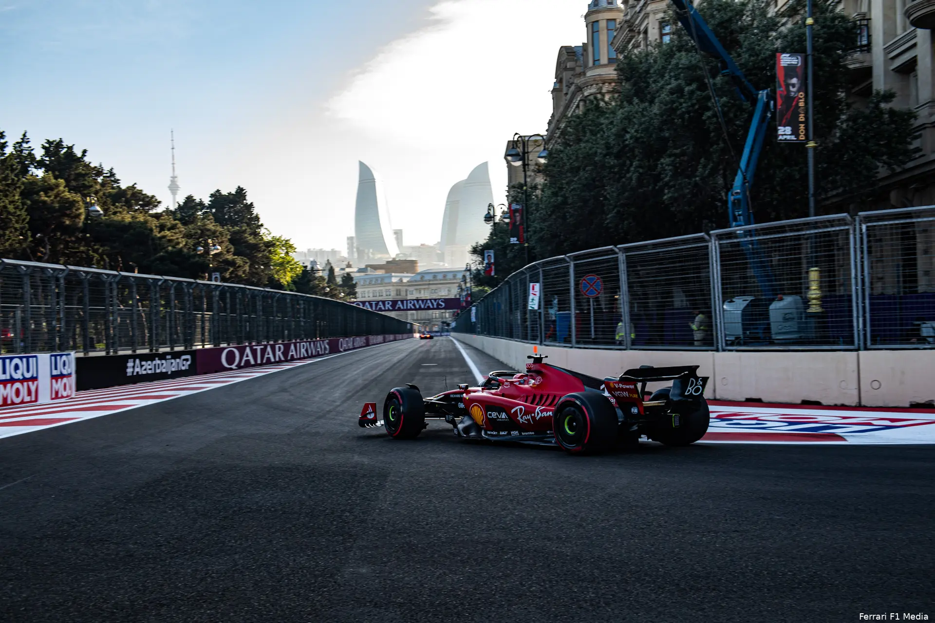 charles leclerc ferrari azerbeidzjan 2023