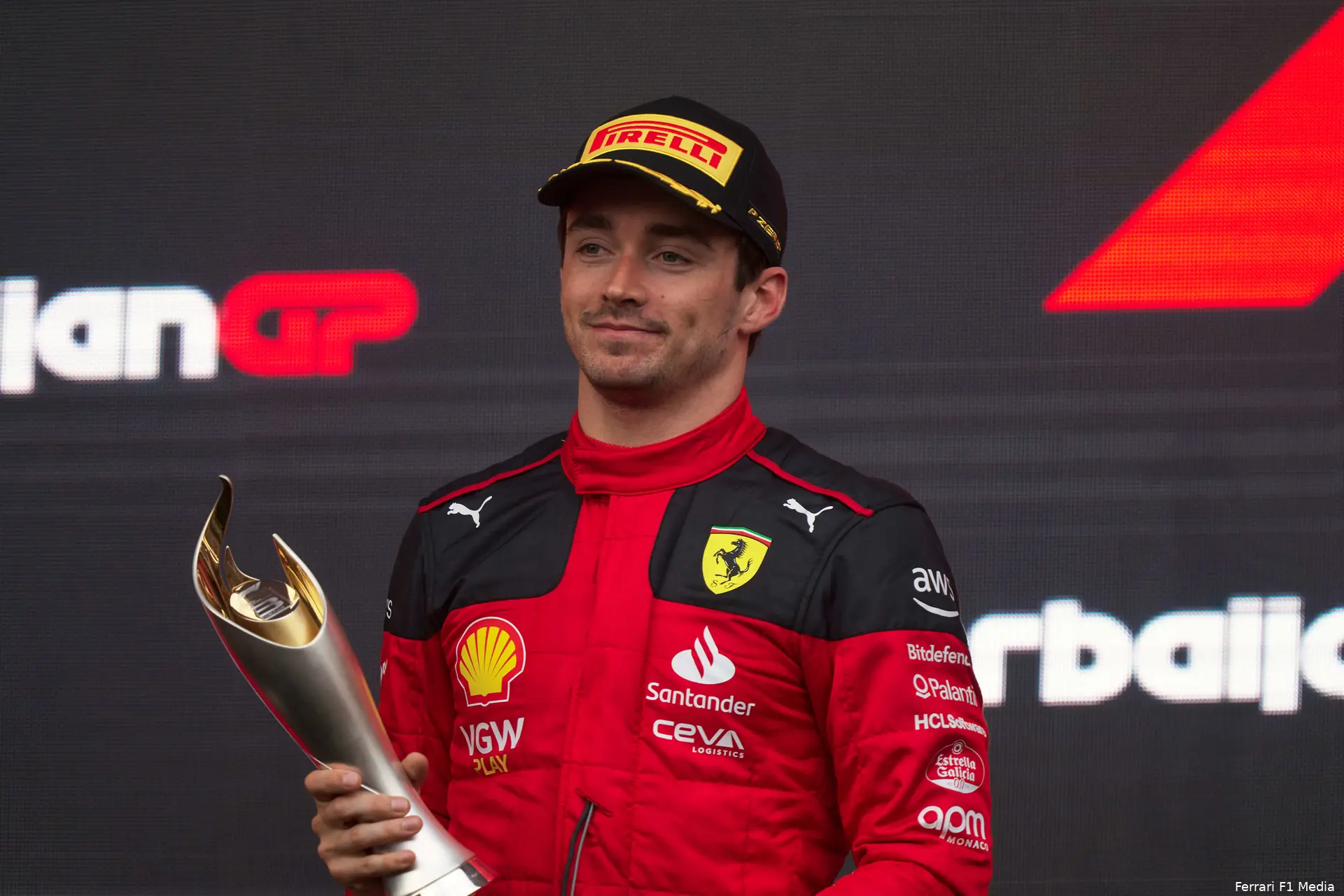 charles leclerc ferrari gpazerbeidzjan baku2023