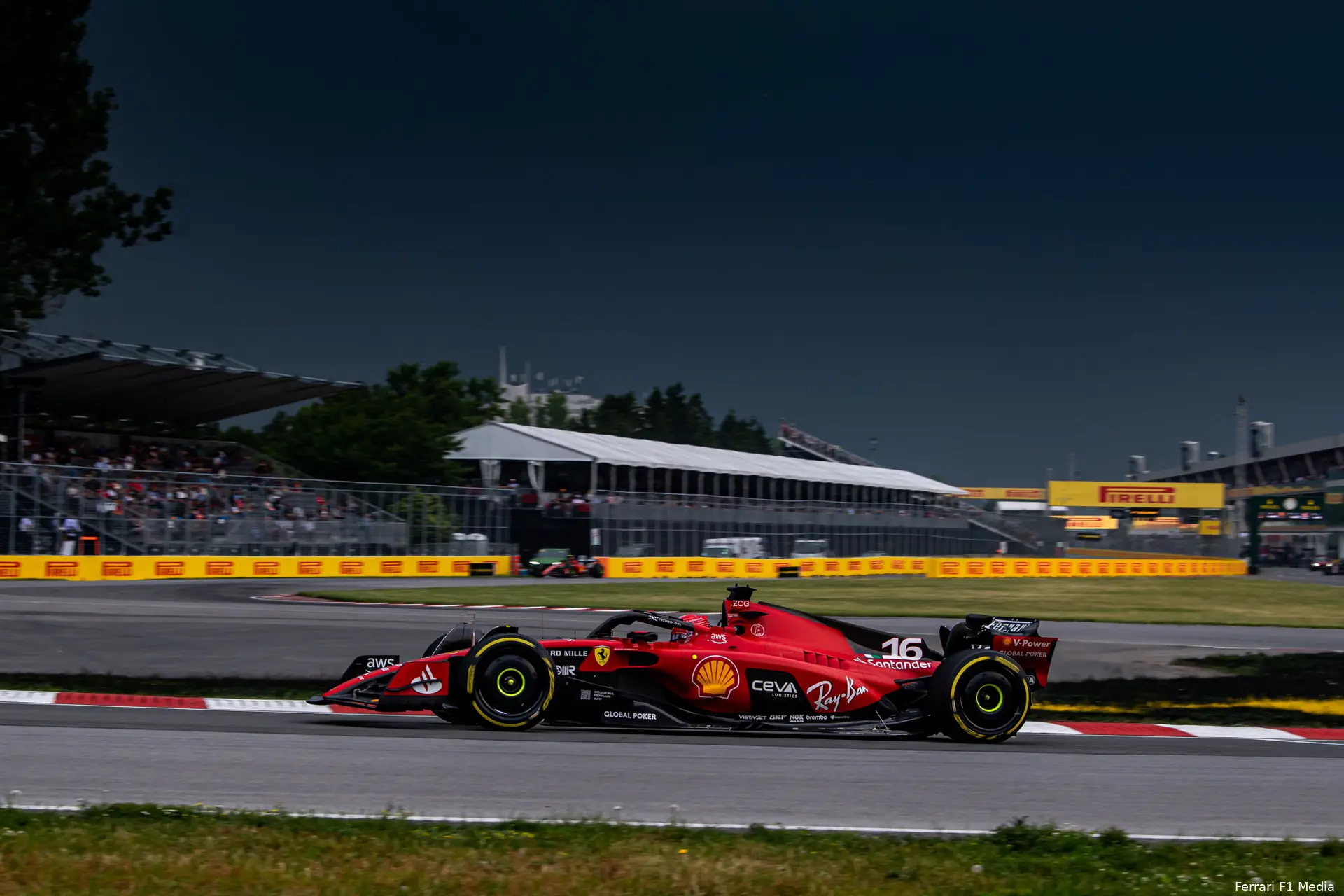 charles leclerc sf 23 ferrari f1 gp canada 2023