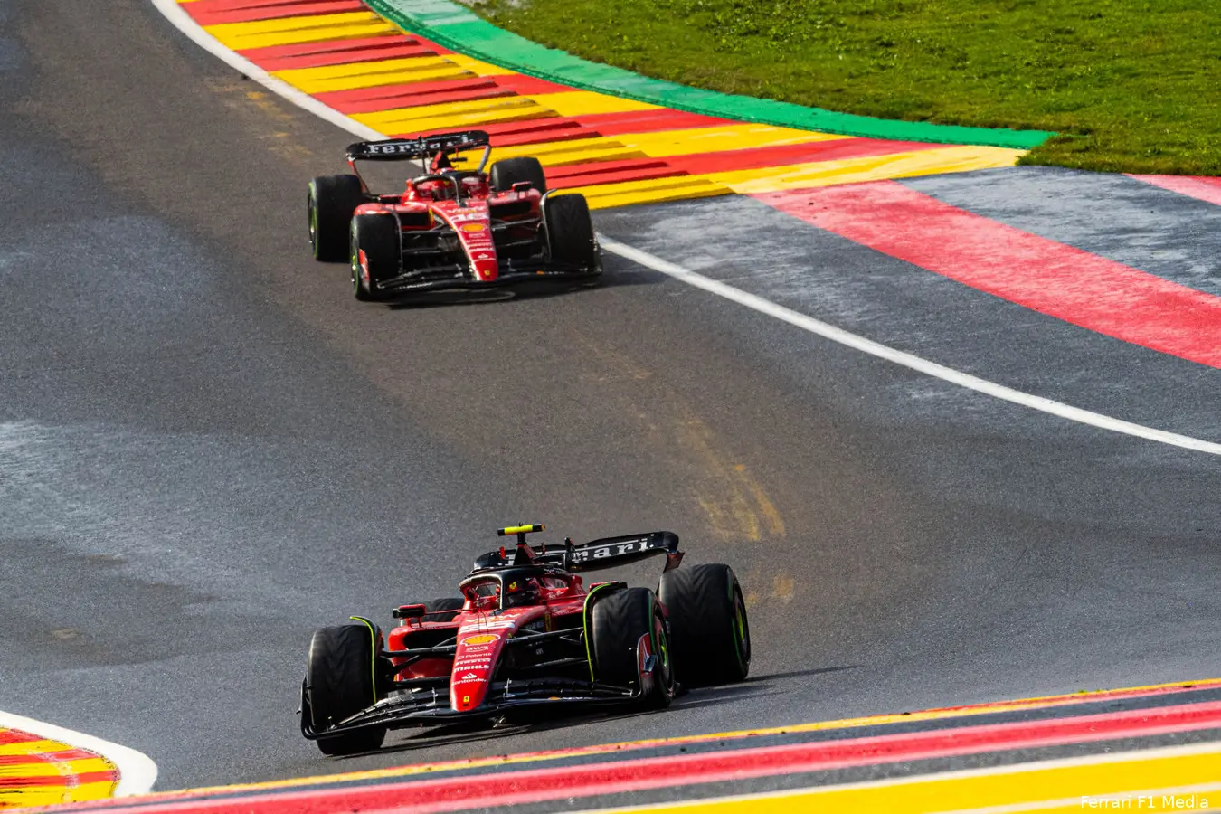 ferrari sainz leclerc