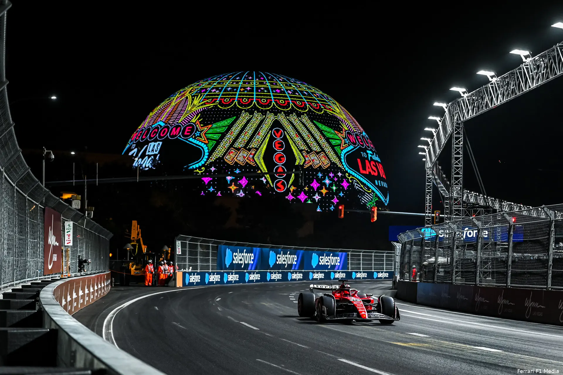 charles leclerc ferrari las vegas