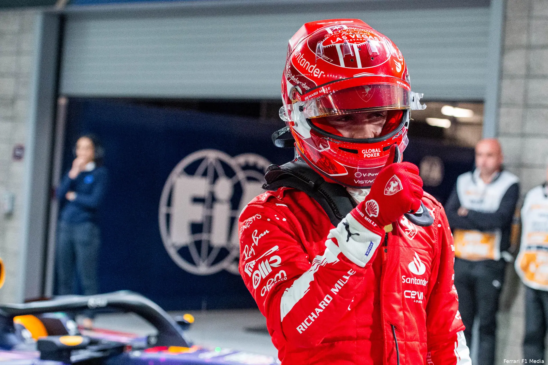 leclerc lasvegas sf 23 ferrari