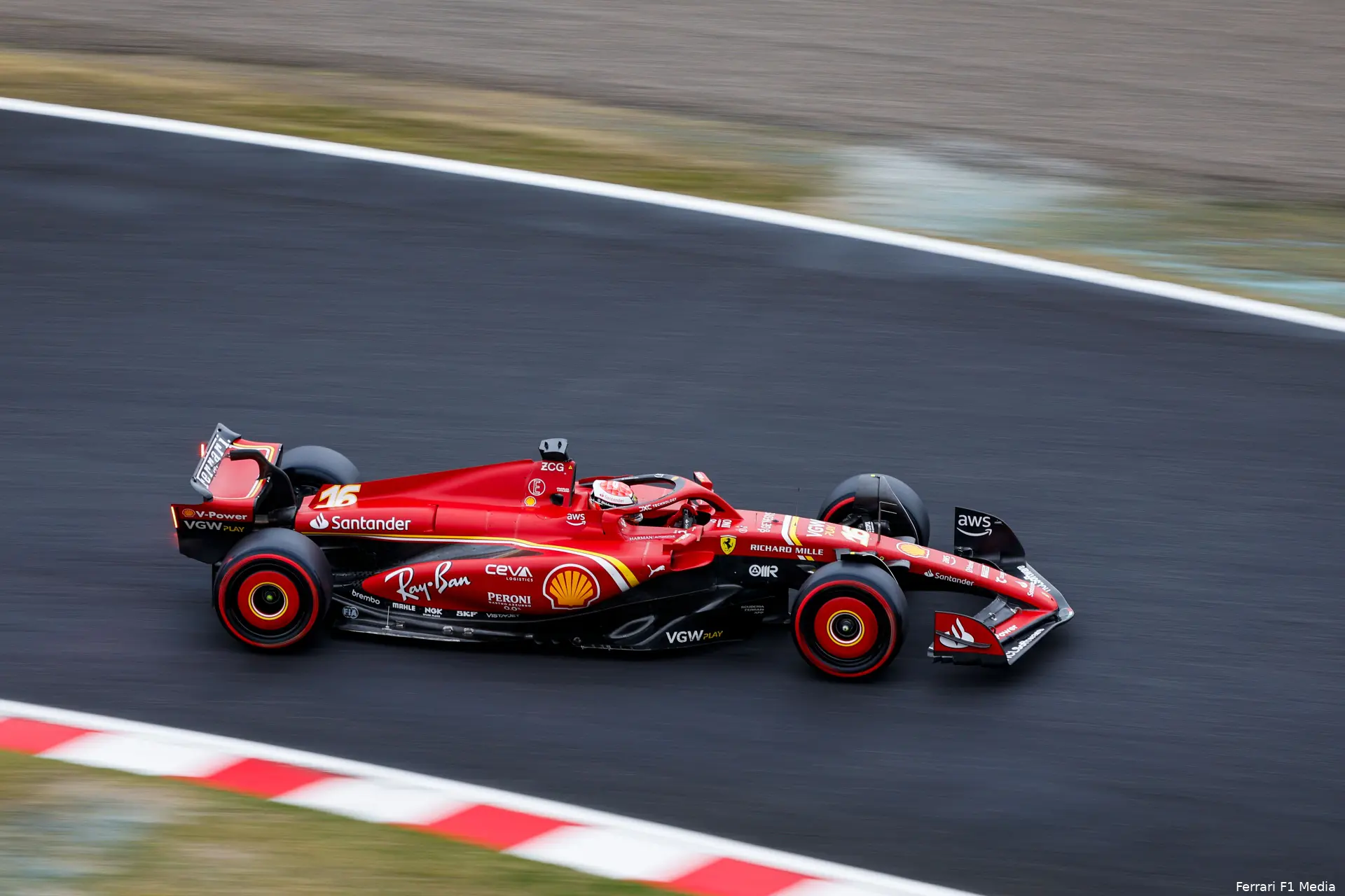 sainz leclerc japan 2024 ferrari kwalificatie