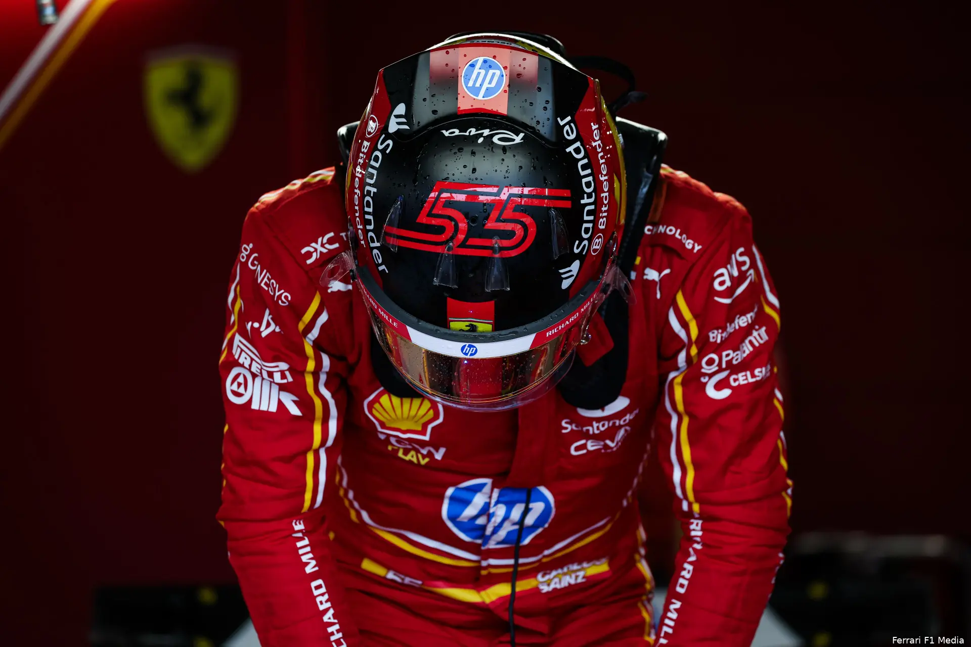 carlos sainz ferrari groot brittannie vrijdag 2024