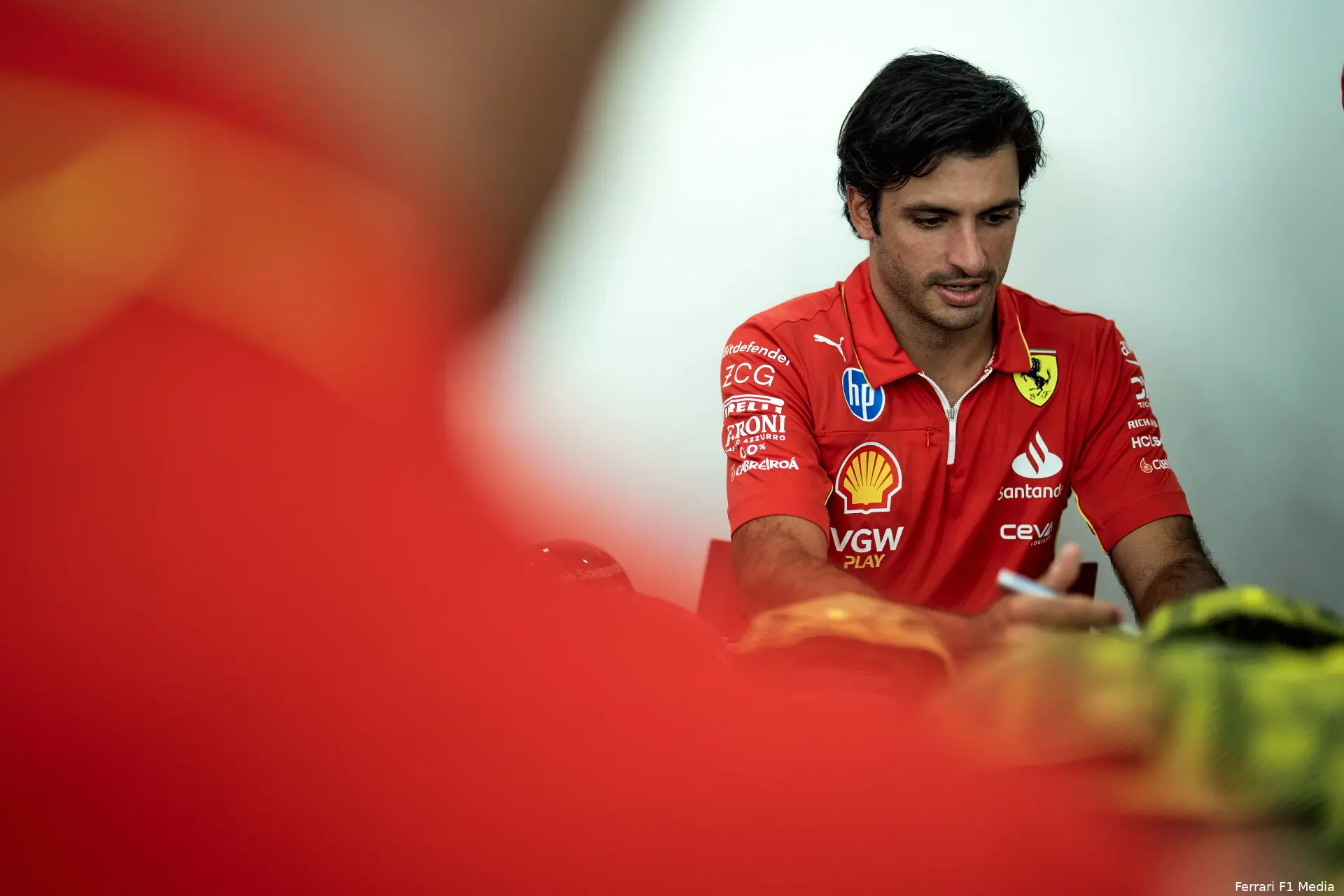 carlos sainz ferrari singapore vt2 vrijdag 6