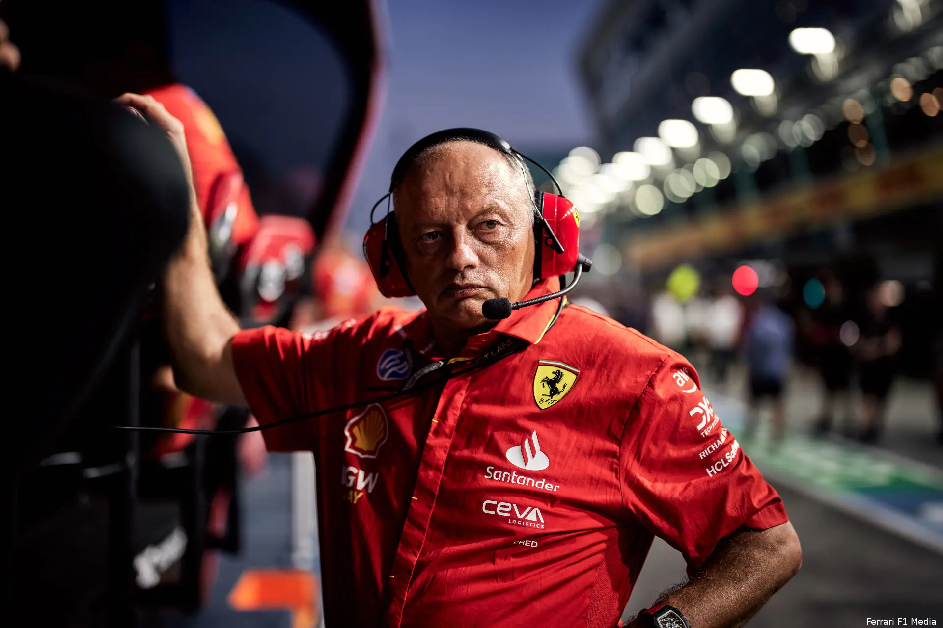 ferrari fred vasseur singapore gp zondag 2024