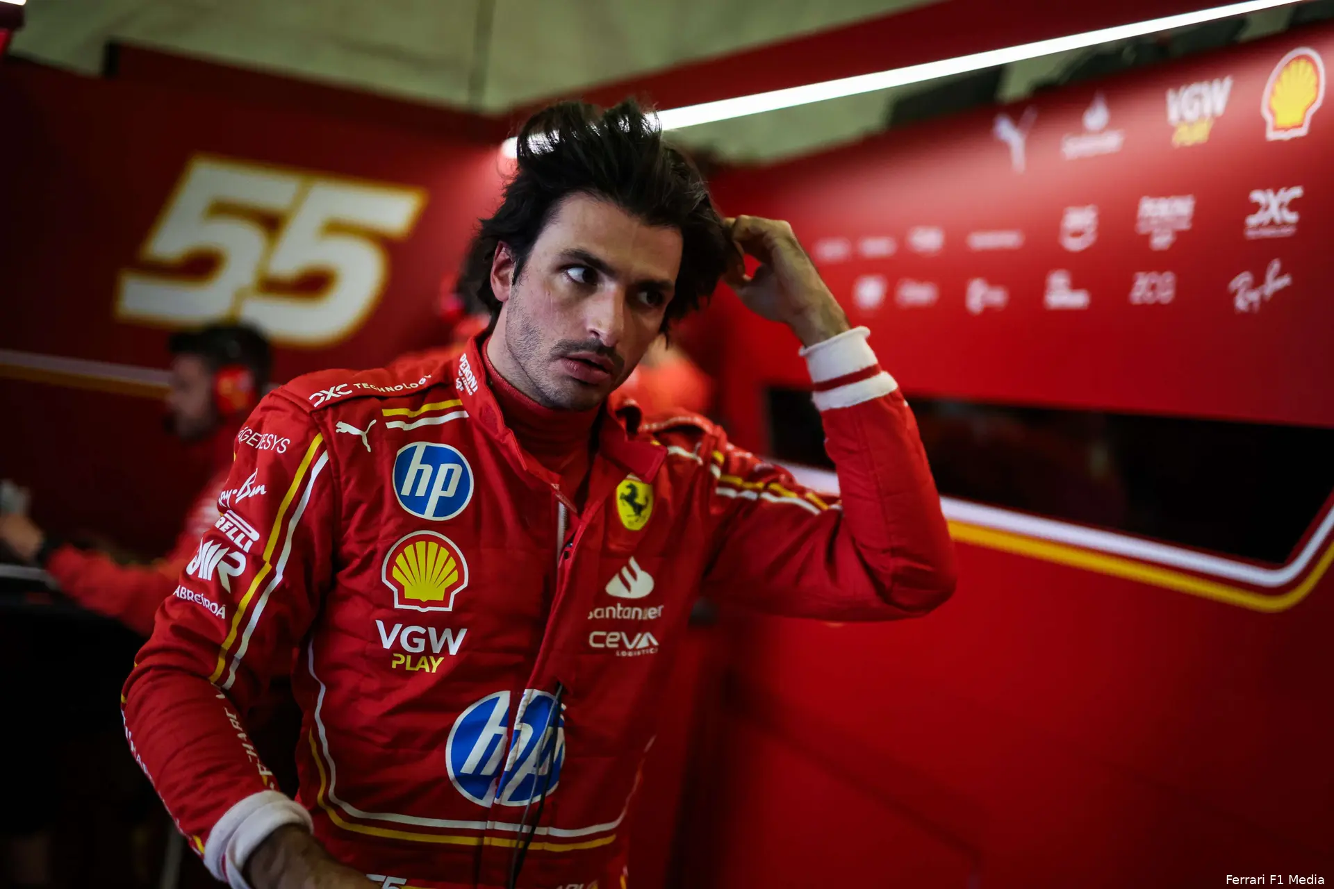 carlos sainz ferrari 2024 mexico vrijdag