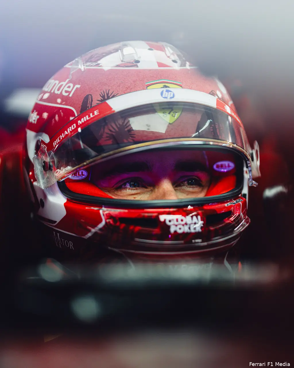 charles leclerc ferrari las vegas helm 12813 12