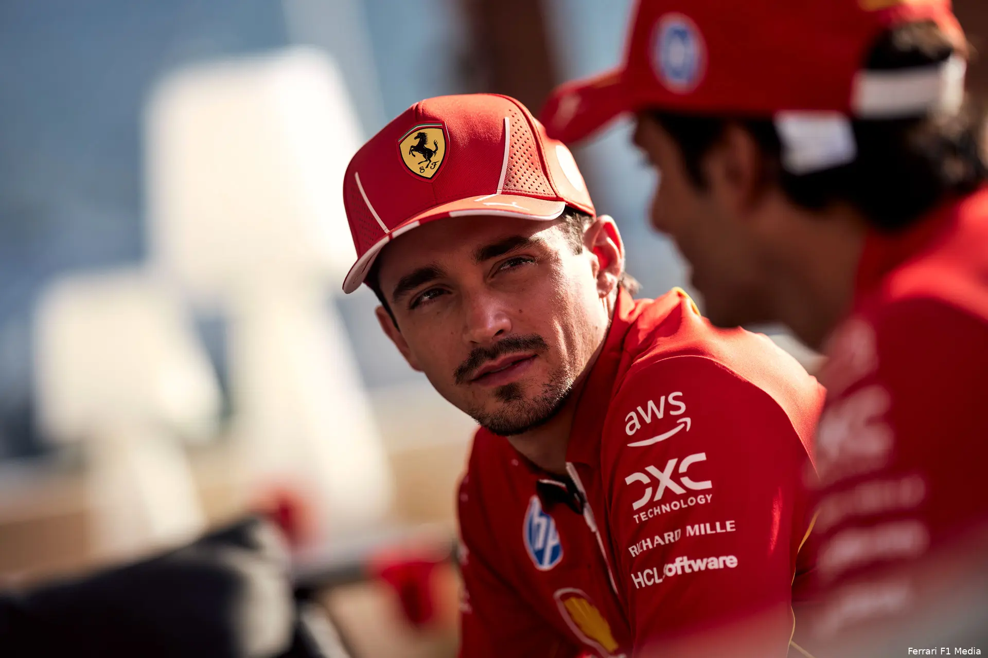 carlos sainz charles leclerc ferrari gp abu dhabi friday 2024 2