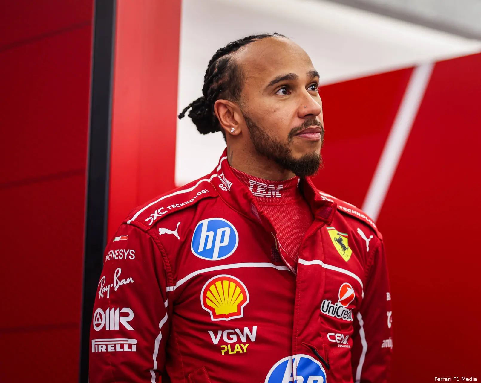 lewis hamilton ferrari testdag 3 bahrein 2025 2