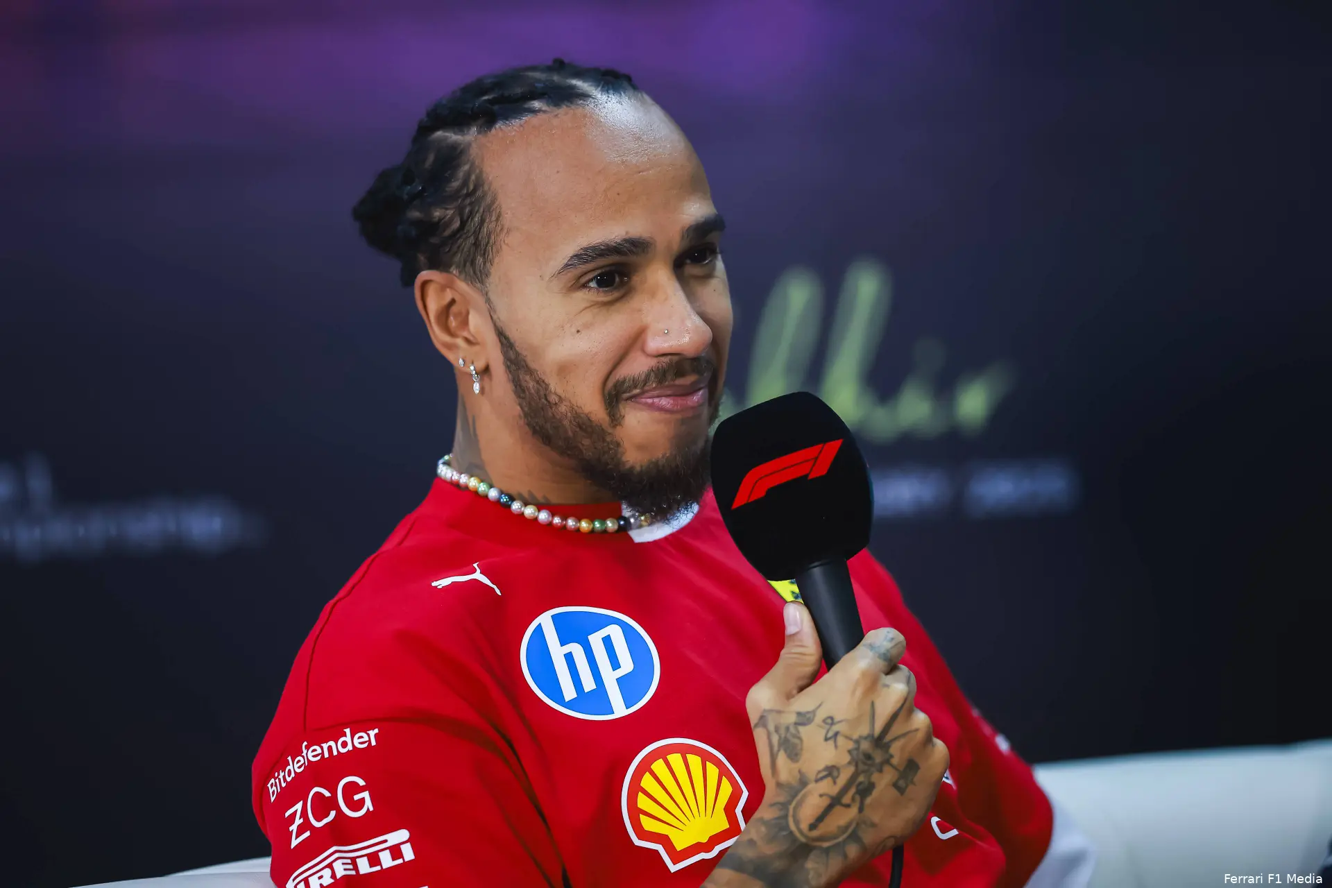 lewis hamilton ferrari testdag 3 bahrein 2025 7