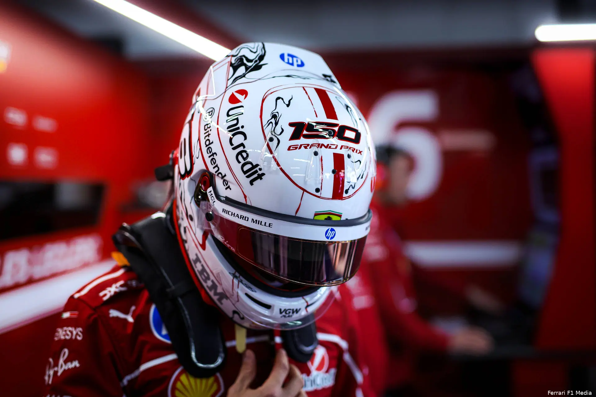 charles leclerc helm japan 2025 ferrari 1283144