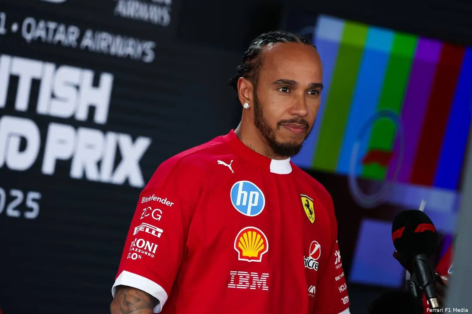lewis hamilton ferrari gp groot brittannie 2025jpg