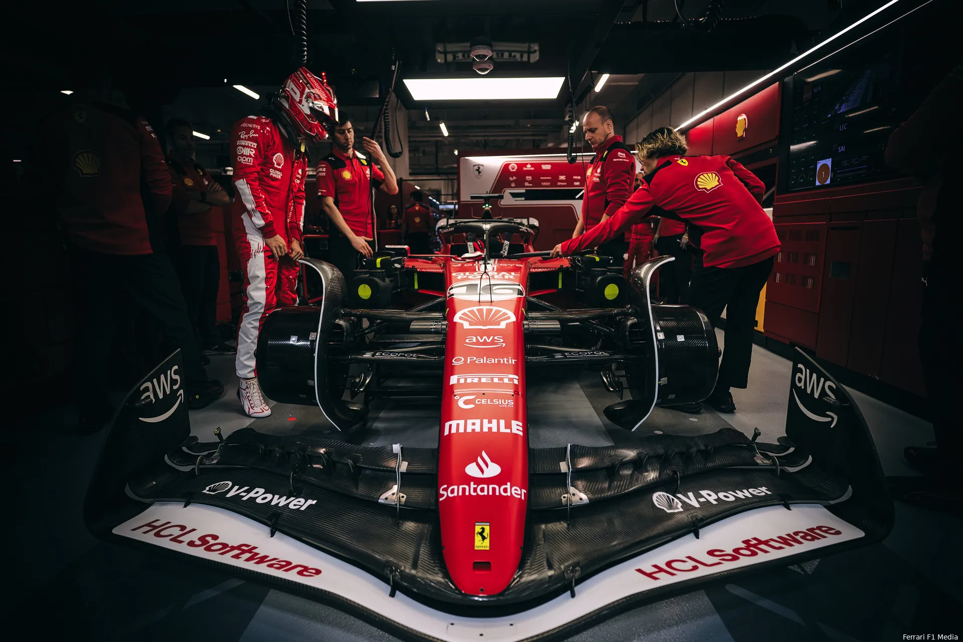 charles leclerc ferrari car16