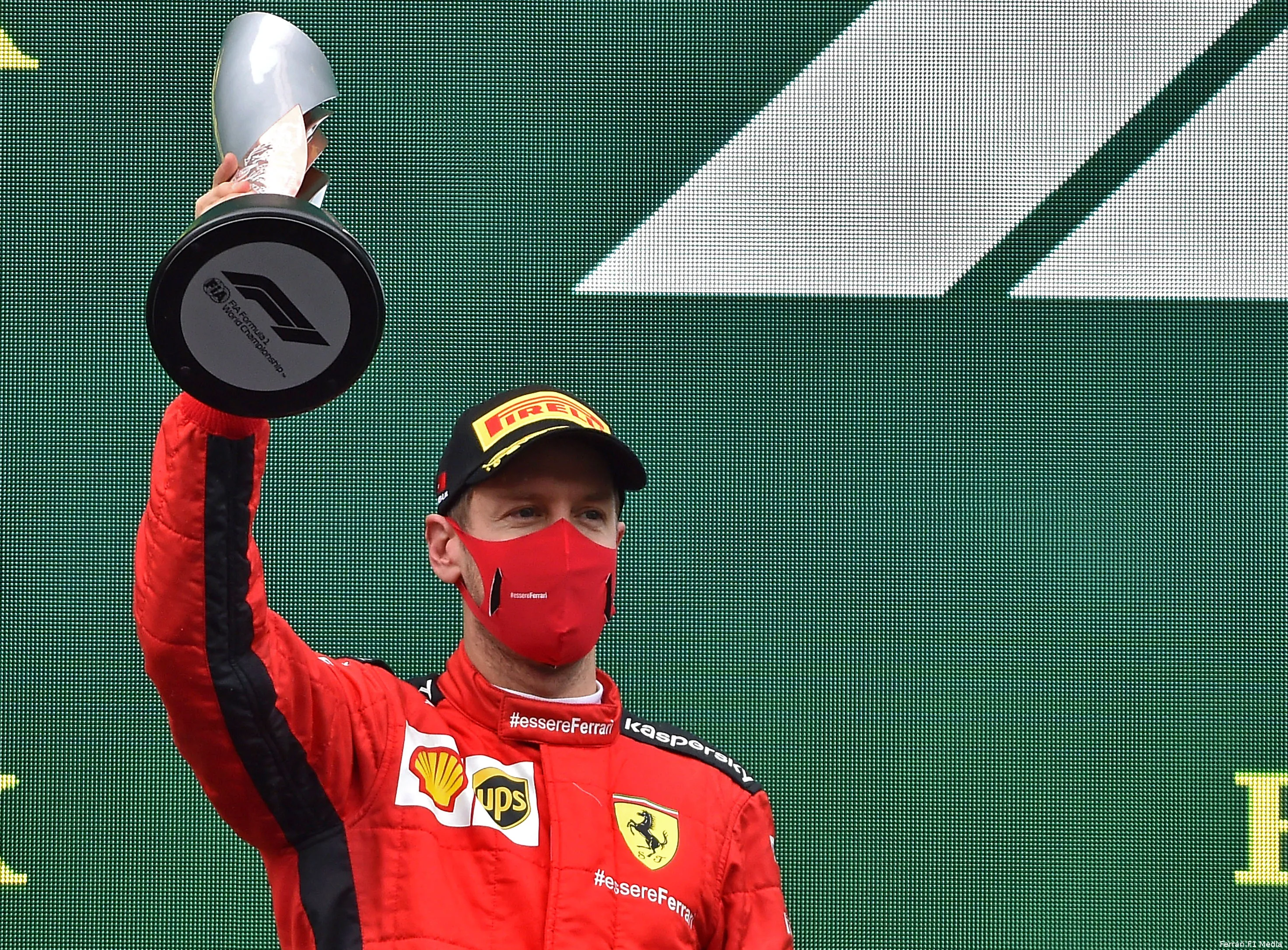 Sebastian Vettel podium Turkije