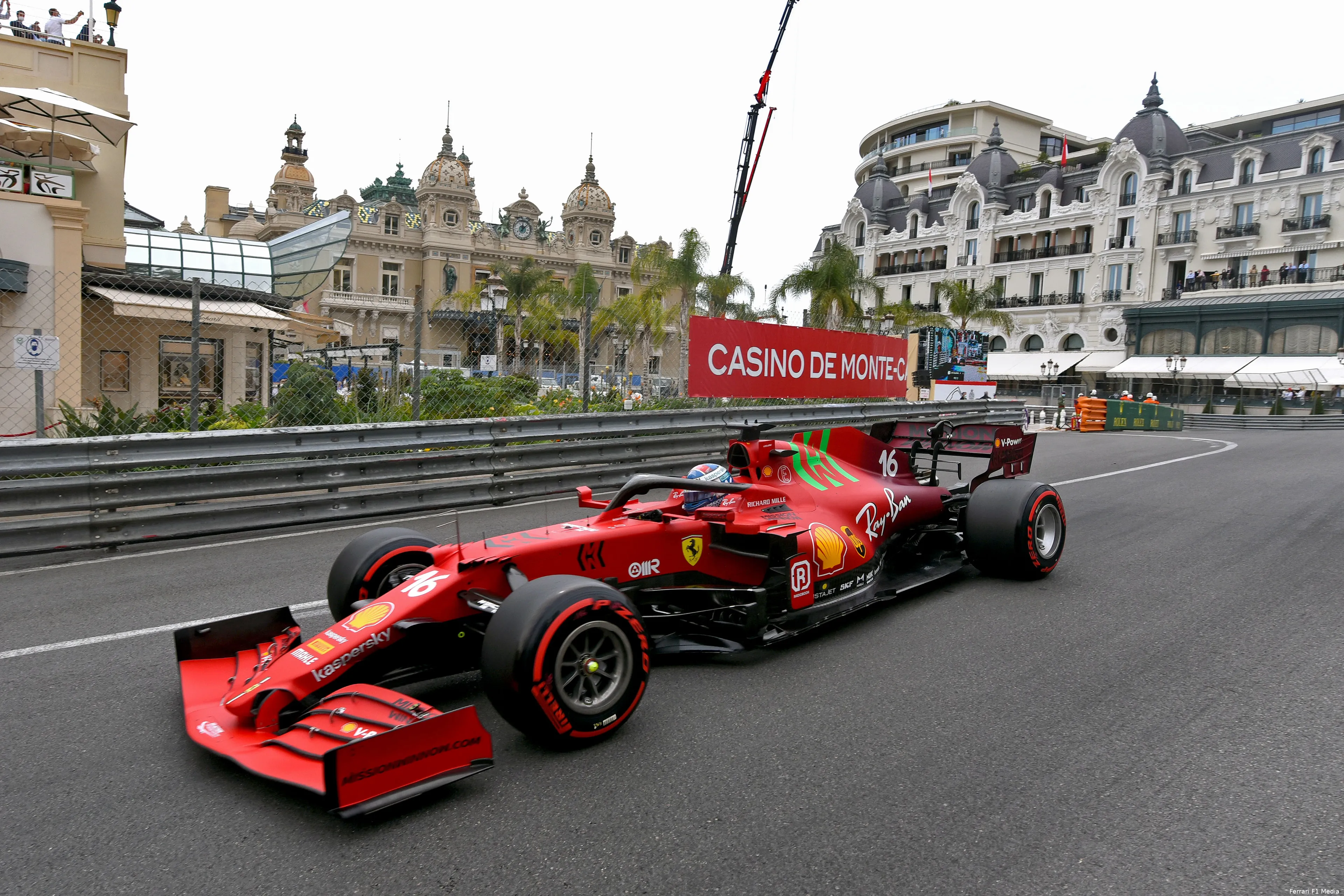 charles leclerc gp monaco kwalificatie versnellingsbak