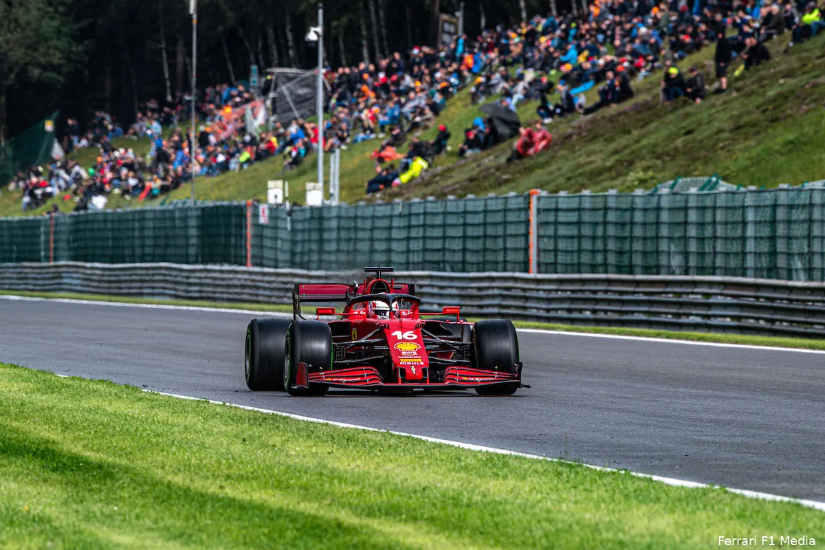 ferrari belgie leclerc kemmel