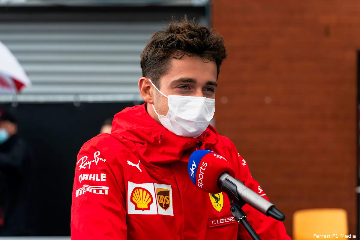 ferrari belgie leclerc pitstraat interview