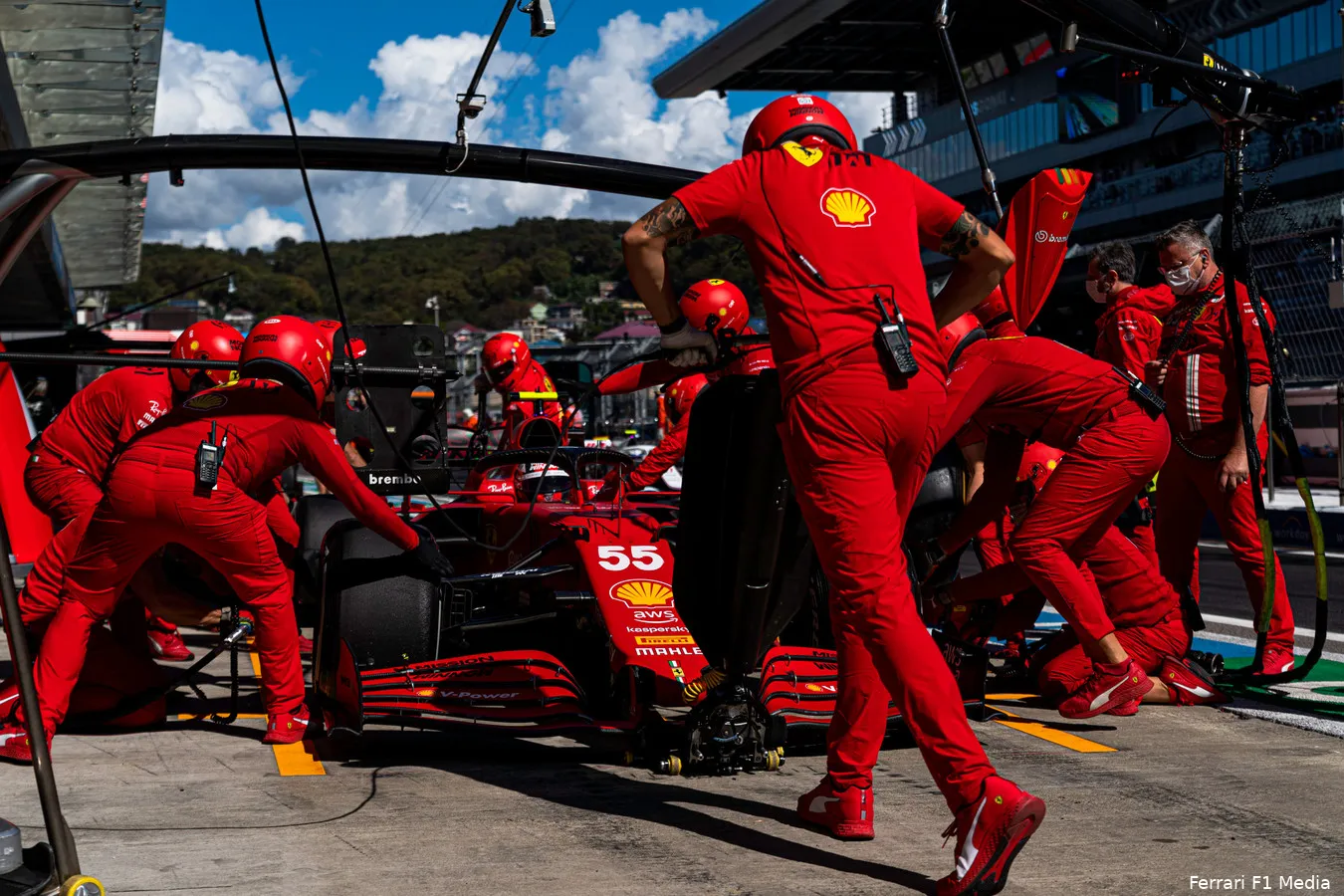 Ferrari pitstop sochi